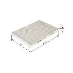Filter, vazduh unutrašnjeg prostora BOSCH 1 987 435 048 IC-D78EF7