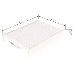 Filter, vazduh unutrašnjeg prostora BOSCH 1 987 435 057 IC-E2376B