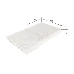 Filter, vazduh unutrašnjeg prostora BOSCH 1 987 435 064 IC-E2376C