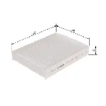 Filter, vazduh unutrašnjeg prostora BOSCH 1 987 435 066 IC-DD868C