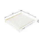 Filter, vazduh unutrašnjeg prostora BOSCH 1 987 435 071 IC-E531CA