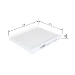 Filter, vazduh unutrašnjeg prostora BOSCH 1 987 435 081 IC-E531CD