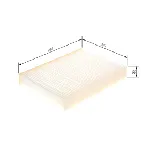 Filter, vazduh unutrašnjeg prostora BOSCH 1 987 435 082 IC-E3BC39