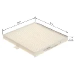 Filter, vazduh unutrašnjeg prostora BOSCH 1 987 435 127 IC-G0UFDH