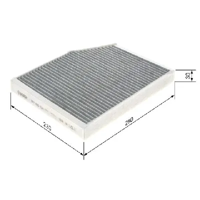 Filter, vazduh unutrašnjeg prostora BOSCH 1 987 435 524 IC-D80336