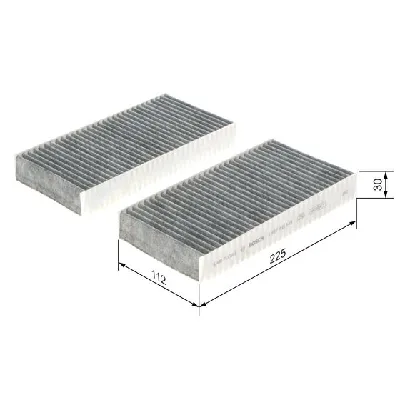 Filter, vazduh unutrašnjeg prostora BOSCH 1 987 435 549 IC-E74D6F