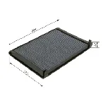 Filter, vazduh unutrašnjeg prostora BOSCH 1 987 435 563 IC-F4C8F5