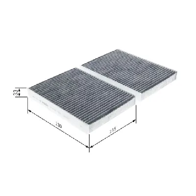 Filter, vazduh unutrašnjeg prostora BOSCH 1 987 435 578 IC-F7FC25