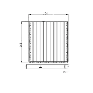 Filter, vazduh unutrašnjeg prostora FEBI FE173612 IC-G0S9HW