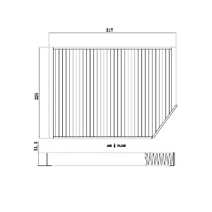 Filter, vazduh unutrašnjeg prostora FEBI FE174437 IC-G0S9HZ