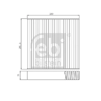 Filter, vazduh unutrašnjeg prostora FEBI FE174913 IC-G0RKFY