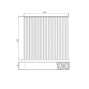 Filter, vazduh unutrašnjeg prostora FEBI FE175001 IC-G0S9I0