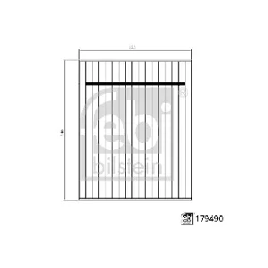 Filter, vazduh unutrašnjeg prostora FEBI FE179490 IC-G0YNXT