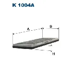 Filter, vazduh unutrašnjeg prostora FILTRON K 1004A IC-537960