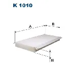 Filter, vazduh unutrašnjeg prostora FILTRON K 1010 IC-538106
