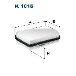 Filter, vazduh unutrašnjeg prostora FILTRON K 1016 IC-538036