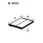 Filter, vazduh unutrašnjeg prostora FILTRON K 1030 IC-538316