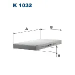Filter, vazduh unutrašnjeg prostora FILTRON K 1032 IC-537963