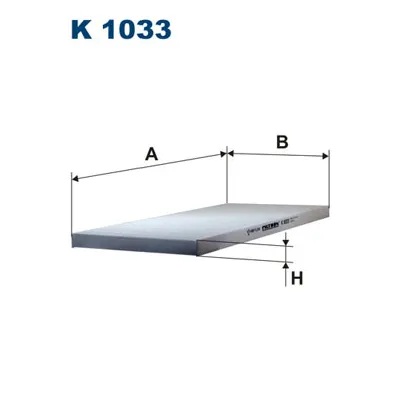 Filter, vazduh unutrašnjeg prostora FILTRON K 1033 IC-538244