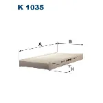 Filter, vazduh unutrašnjeg prostora FILTRON K 1035 IC-538246