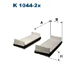 Filter, vazduh unutrašnjeg prostora FILTRON K 1044-2X IC-538157