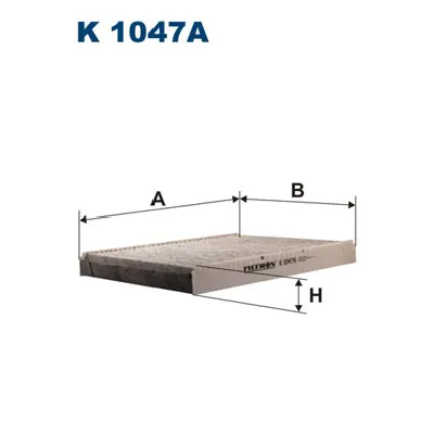 Filter, vazduh unutrašnjeg prostora FILTRON K 1047A IC-ADDFD9