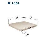 Filter, vazduh unutrašnjeg prostora FILTRON K 1051 IC-538318