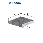 Filter, vazduh unutrašnjeg prostora FILTRON K 1060A IC-G0R0XA
