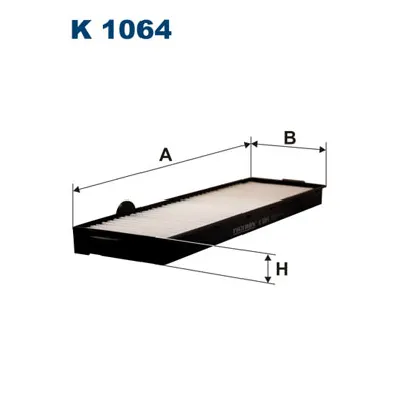 Filter, vazduh unutrašnjeg prostora FILTRON K 1064 IC-538696