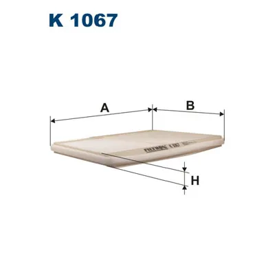 Filter, vazduh unutrašnjeg prostora FILTRON K 1067 IC-538322