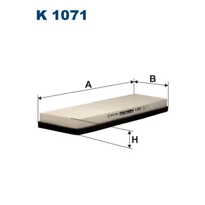 Filter, vazduh unutrašnjeg prostora FILTRON K 1071 IC-538280