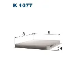 Filter, vazduh unutrašnjeg prostora FILTRON K 1077 IC-538698