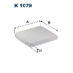 Filter, vazduh unutrašnjeg prostora FILTRON K 1079 IC-ADDFDA