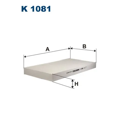 Filter, vazduh unutrašnjeg prostora FILTRON K 1081 IC-ADDFF7