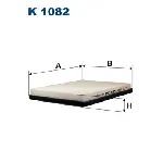 Filter, vazduh unutrašnjeg prostora FILTRON K 1082 IC-538896