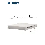 Filter, vazduh unutrašnjeg prostora FILTRON K 1087 IC-538389