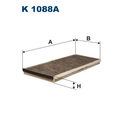 Filter, vazduh unutrašnjeg prostora FILTRON K 1088A IC-A9B656