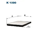 Filter, vazduh unutrašnjeg prostora FILTRON K 1090 IC-538161