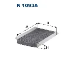 Filter, vazduh unutrašnjeg prostora FILTRON K 1093A IC-A08E43