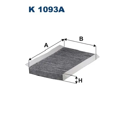 Filter, vazduh unutrašnjeg prostora FILTRON K 1093A IC-A08E43