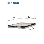 Filter, vazduh unutrašnjeg prostora FILTRON K 1096 IC-A0CF79