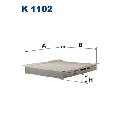 Filter, vazduh unutrašnjeg prostora FILTRON K 1102 IC-99BFD8