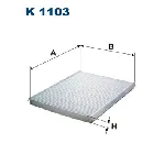 Filter, vazduh unutrašnjeg prostora FILTRON K 1103 IC-AABDA8
