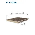 Filter, vazduh unutrašnjeg prostora FILTRON K 1103A IC-99BFD3