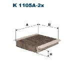 Filter, vazduh unutrašnjeg prostora FILTRON K 1105A-2X IC-99BFD6