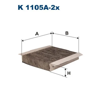 Filter, vazduh unutrašnjeg prostora FILTRON K 1105A-2X IC-99BFD6