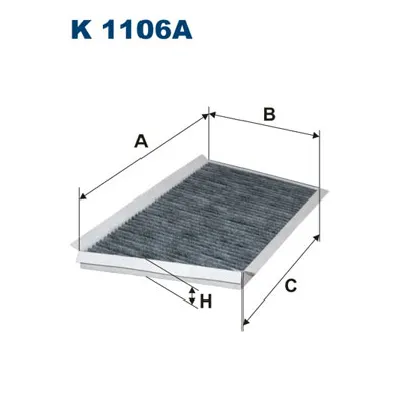 Filter, vazduh unutrašnjeg prostora FILTRON K 1106A IC-A363A8