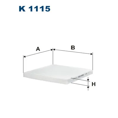Filter, vazduh unutrašnjeg prostora FILTRON K 1115 IC-A09344