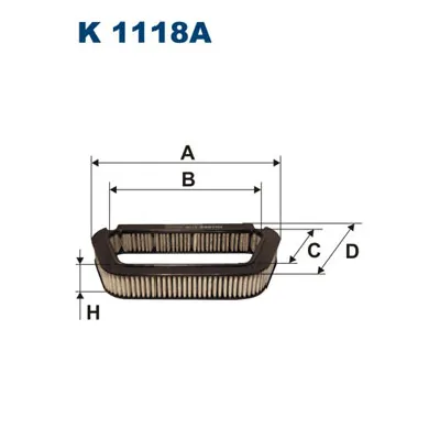 Filter, vazduh unutrašnjeg prostora FILTRON K 1118A IC-A09514