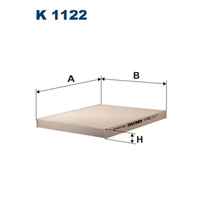 Filter, vazduh unutrašnjeg prostora FILTRON K 1122 IC-A682CD